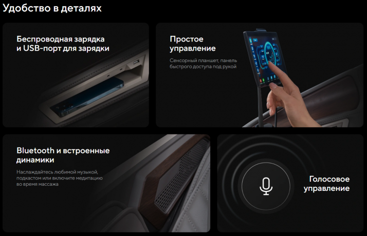 Массажное кресло Ergonova Phantom 5X Grey
